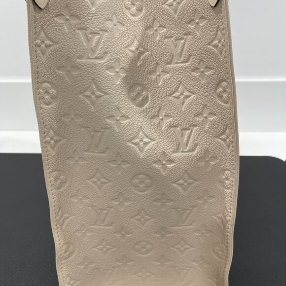 Louis Vuitton On The Go GM Monogram Cream Empreinte Leather (127536) - Picture 10 of 14